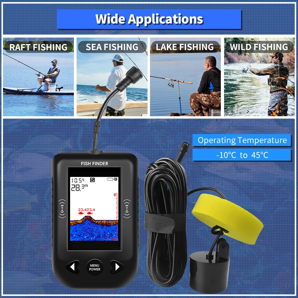 Erchang XF03 Fischfinder 45 Gr – Fishing Depth Finder Bewertung und Preis