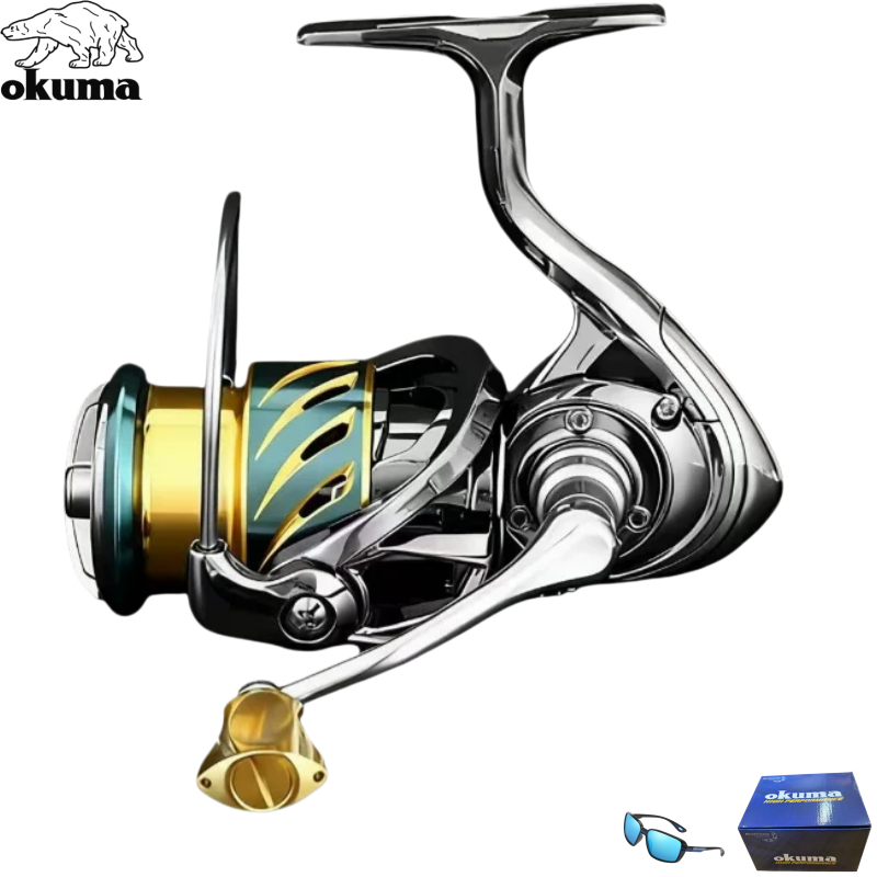 OKUMA 1000-7000 Vollmetall-Spi – Daiwa Reel Fuego Bewertung und Preis