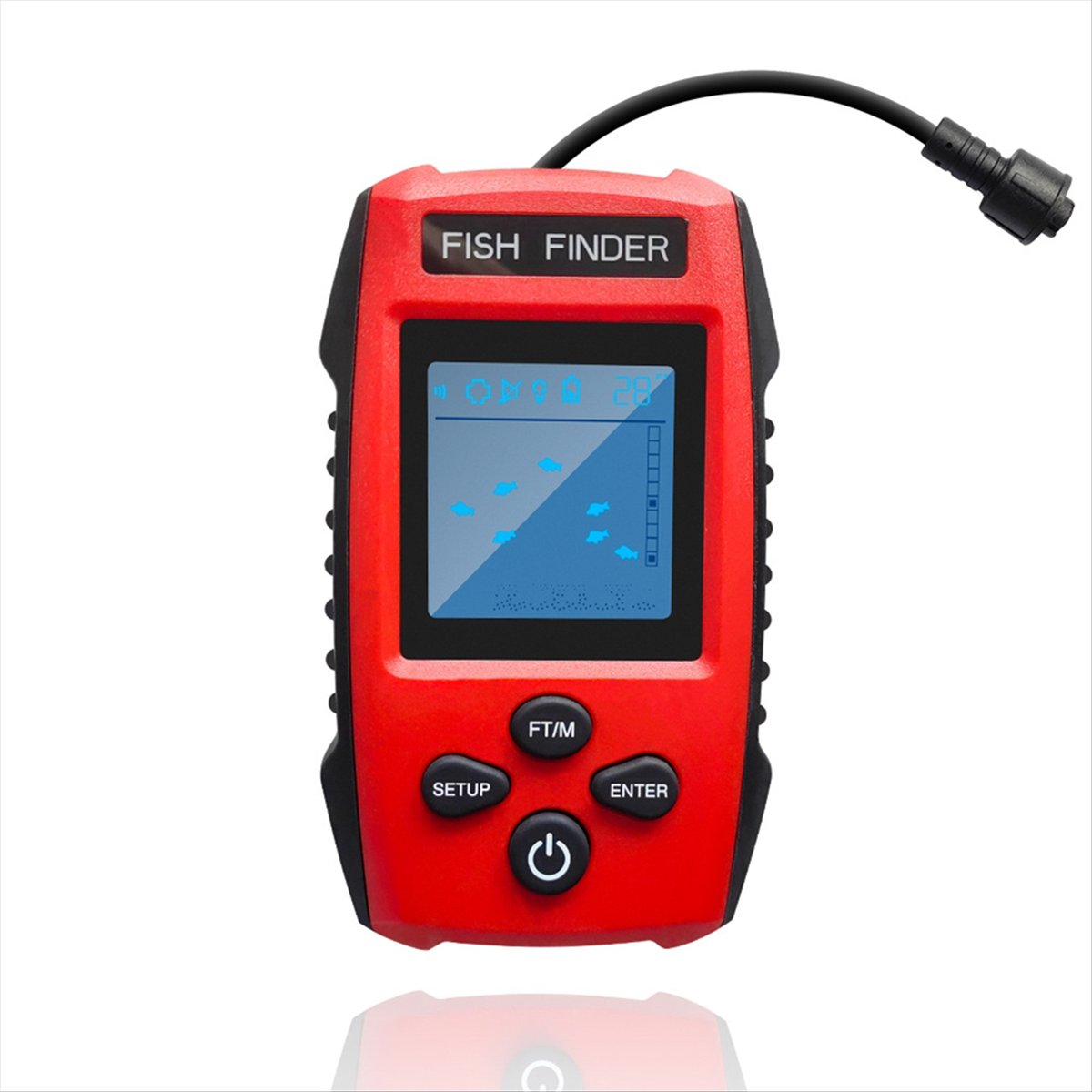 Farb-LCD-Fischfinder, kabelgeb – Fishing Depth Finder Bewertung und Preis